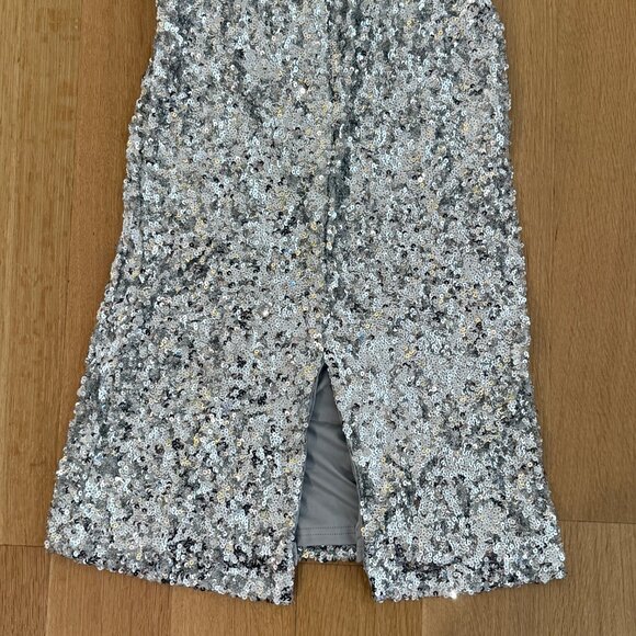 Mango New w/Tags Sequin Pencil Skirt - Picture 2 of 4